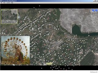 Карта города Припять во Flash